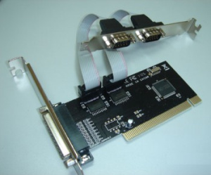 Контроллер PCI WCH353 1xLPT 2xCOM Bulk фото