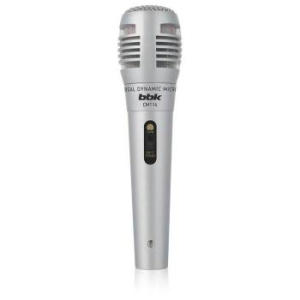 Микрофон проводной BBK CM114 2.5м серебристый фото
