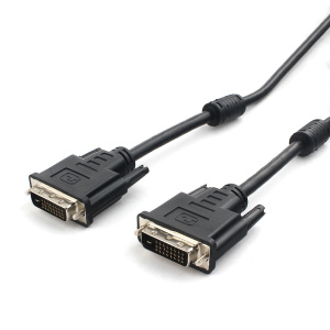 Кабель DVI-D 1,8м, Черный, Cablexpert CC-DVI2L-BK-6 фото