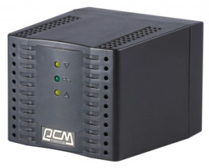 Стабилизатор напряжения Powercom TCA-2000 1000Вт 2000ВА черный фото