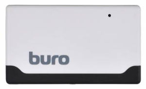 Устройство чтения карт памяти USB2.0 Buro BU-CR-2102 белый фото