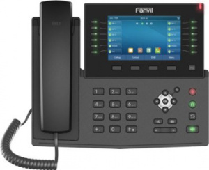 Телефон IP Fanvil X7C черный рисунок