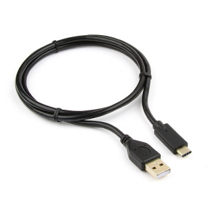 Кабель USB 2.0 Type-C 1.8м, Черный, Cablexpert CCP-USB2-AMCM-6 фото