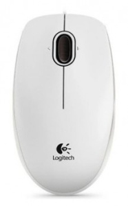 Мышь Logitech B100, USB, White фото