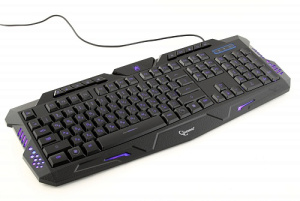Клавиатура Gembird KB-G11L, USB, черный фото