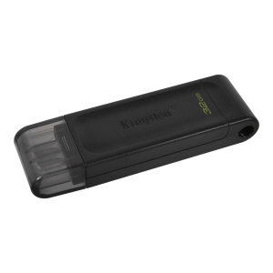 Накопитель USB Type C - 32Gb Kingston DT70/32GB DataTraveler 70, Черный фото