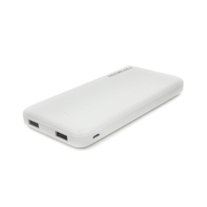 Портативный аккумулятор Гарнизон GPB-115W, 10000мА/ч, USB1: 1A, USB2: 2.1A, белый фото