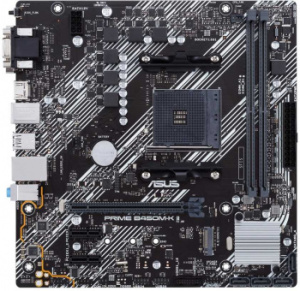 Материнская плата Asus PRIME B450M-K II Soc-AM4 AMD B450 2xDDR4 mATX AC`97 8ch(7.1) GbLAN RAID+VGA+D фотография