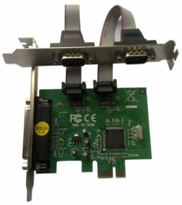 Контроллер PCI-E MS9901 1xLPT 2xCOM Bulk фото