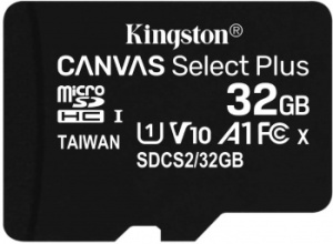Флеш карта microSDHC 32Gb Class10 Kingston SDCS2/32GBSP CanvSelect Plus w/o adapter фото