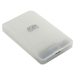 изображение Корпус для жесткого диска 2.5", USB 3.0, AgeStar 3UBCP3 (WHITE), белый