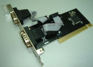 Контроллер PCI WCH351 2xCOM Bulk фото