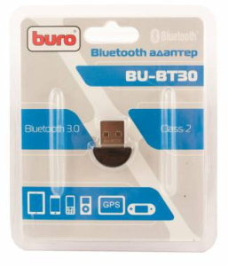 Адаптер USB Buro BU-BT30 Bluetooth 3.0+EDR class 2 10м черный фото