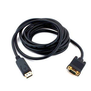 Кабель DisplayPort-VGA 3,0м, Черный, Cablexpert CCP-DPM-VGAM-10 фото