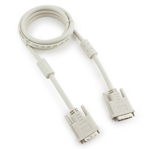 Кабель DVI-D 1,8м, Серый, Cablexpert CC-DVI2-6C фото