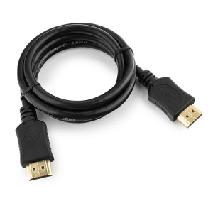 Кабель HDMI-HDMI 1,0м, v1.4, Черный, Cablexpert CC-HDMI4L-1M фото