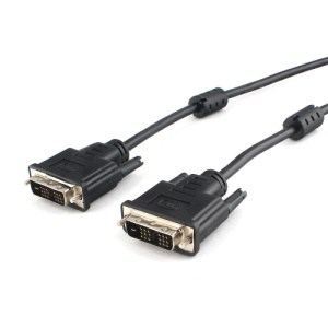 Кабель DVI-D 3,0м, Черный, Cablexpert CC-DVIL-BK-10 фото