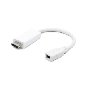 Переходник miniDisplayPort-HDMI, Cablexpert A-mDPF-HDMIM-001-W фото