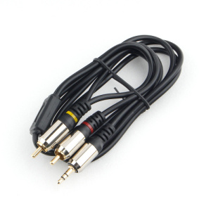 Аудиокабель Cablexpert CCAB-02-35M2RM-2MB, Jack (папа) - 2 RCA, 2,0м фото