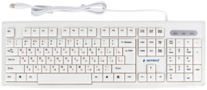 Клавиатура Gembird KB-8354U, USB, белый фото