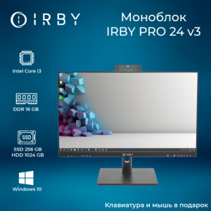 Моноблок IRBY Pro 24 V3-B-i3121-16-1000-240-N-H610-012 изображение