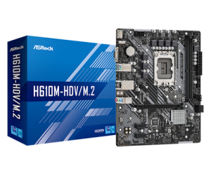 Мат. плата AsRock H610M-HDV/M.2, LGA-1700 фотография
