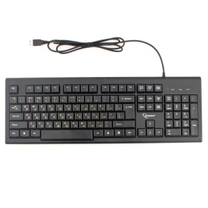Клавиатура Gembird KB-8354U-BL, USB, черный фото