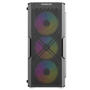 Корпус Powercase Mistral T4B, Без БП, Mid-tower, Черный