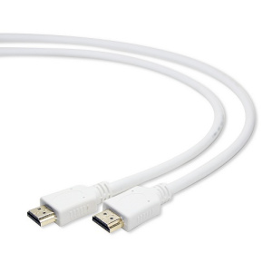 Кабель HDMI-HDMI 1,8м, v1.4, Белый, Cablexpert CC-HDMI4-W-6 фото