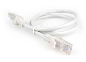 Патч-корд UTP 0.5м, кат. 5e, сплав, серый, Гарнизон PC-UTP-5e-0.5