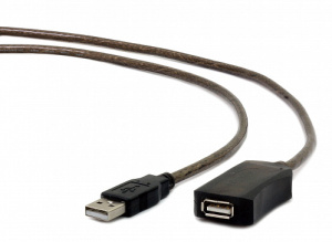 Кабель удлинитель USB 2.0 активный Cablexpert UAE-01-5M, AM/AF, 5м фото