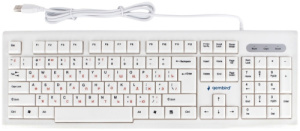 Клавиатура Gembird KB-8354U, USB, белый фото