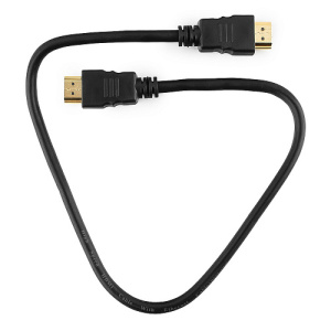 Кабель HDMI-HDMI 0,5м, v2.0, Черный, Cablexpert CC-HDMI4-0.5M фото