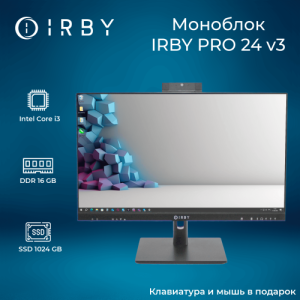 Моноблок IRBY Pro 24 V3-B-i3121-16-0-1-N-H610-010 изображение