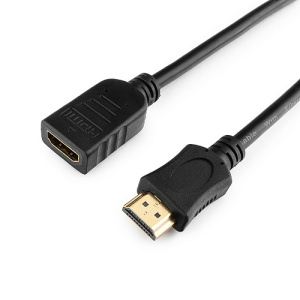 Кабель HDMI удлинитель 1,8м, v2.0, Черный, Gembird CC-HDMI4X-6 фото