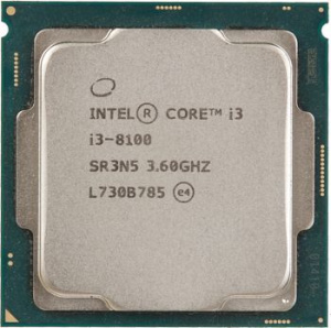 фотография Процессор Intel Core i3-8100 LGA-1151 v2 (4 яд., 3600/), OEM