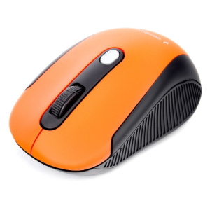 Беспроводная мышь Gembird MUSW-420-3, оранжевый, 1600dpi фото