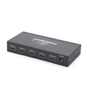 Разветвитель HDMI, Cablexpert DSP-4PH4-02, 1 компьютер - 4 монитора, 1.4v фото