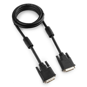 Кабель DVI-D 1,8м, Черный, Cablexpert CC-DVI-BK-6 фото