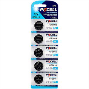 Батарейка литевая CR2016 5шт, блистер, PKCELL CR2016-5B фото