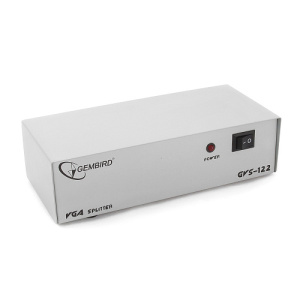 Разветвитель VGA, Cablexpert GVS122, 1 компьютер - 2 монитора, 1.4v фото