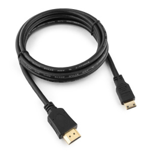 Кабель HDMI-miniHDMI 1,8м, v1.4, Черный, Cablexpert CC-HDMI4C-6 фото