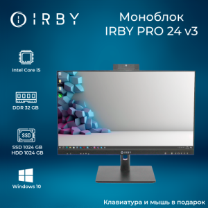Моноблок IRBY Pro 24 V3-B-i5124-32-1000-1-N-H610-012 изображение