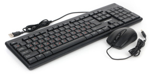 Клавиатура+мышь Гарнизон GKS-126, USB, черный фото