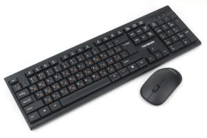 Беспроводная клавиатура+мышь Гарнизон GKS-150, USB, черный фото